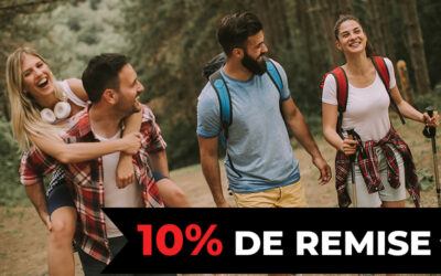 10% sur le rayon randonnée